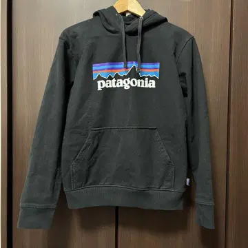 patagonia XS 블랙 후드티
