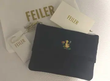 미사용 새상품 FEILER 티슈 파우치 하이페이 네이비