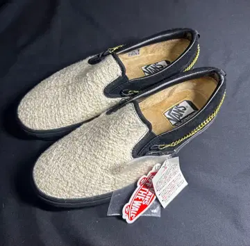 Vans 슬립온 스니커즈 화이트/블랙