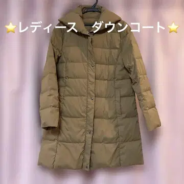 여성용 다운 주네마망 다운 코트 브라운 이온