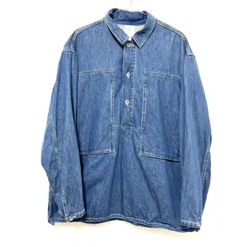 프레쉬 서비스 데님 풀오버 셔츠