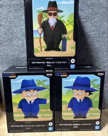 드래곤볼 SOFVIMATES 크리링, 손오공, 무천도사 3종 세트