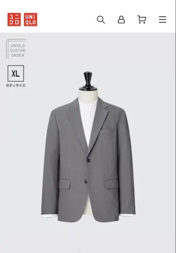 UNIQLO 칸도 자켓 남성용 XL