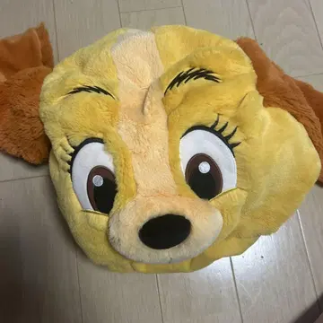 강아지 얼굴 모양 플리스 캡