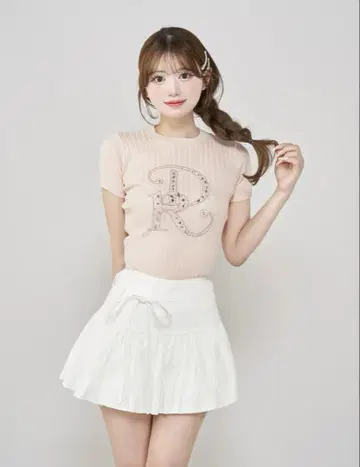 Darich DR 비쥬 리브 니트탑 다리치