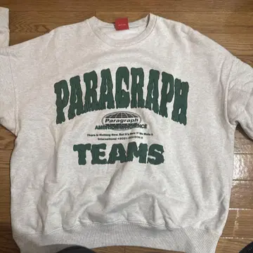 Paragraph P08 그레이 스웨트 셔츠