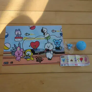 BT21 클리어 파일 세트 피규어 포함 쿠라스시
