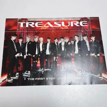 TREASURE 친필 사인 포스터