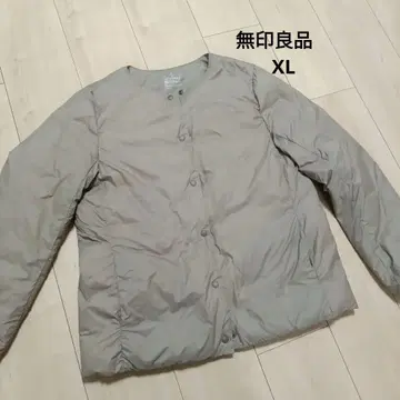 무인양품 XL 베이지 다운 자켓