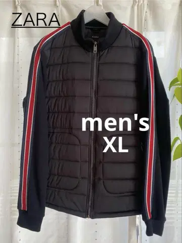 [ ZARA / 자라 ] 패딩 자켓 블루종 점퍼 블랙 XL