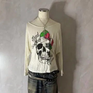 y2k 그런지 해골 헤이세이 갸루 펑크 락 시크 스타일 사이버