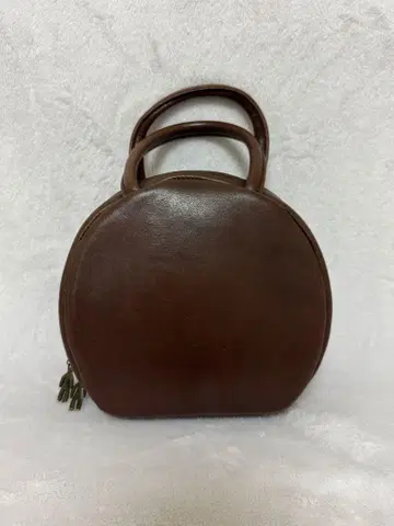 JURGEN LEHL 브라운 라운드 핸드백