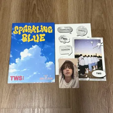 TWS Sparkling Blue Weverse 신유