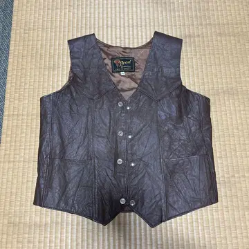 가죽 베스트 90s