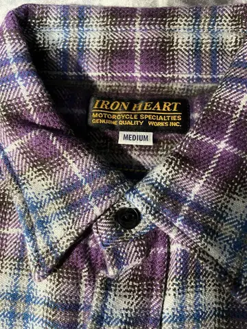 IRON HEART 긴팔 플란넬 셔츠 M 사이즈