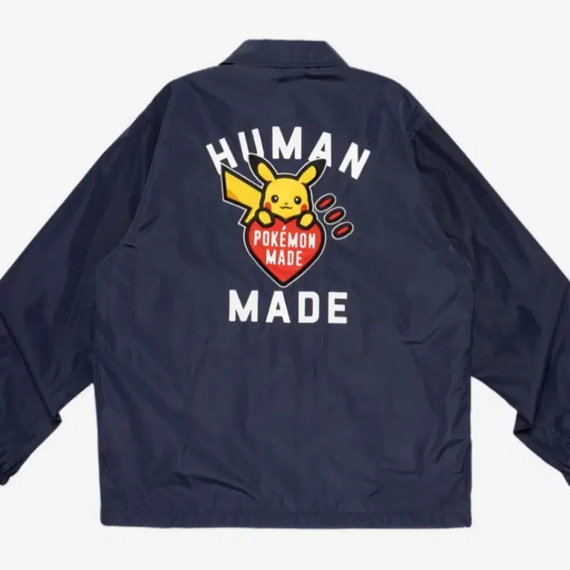 Human Made Pokemon Pikachu Coach Jacket Navy XXL #휴먼메이드