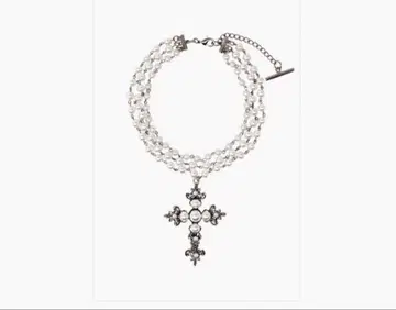 [ 최종 가격 인하 ] ohtnyc PEARL CROSS NECKLACE