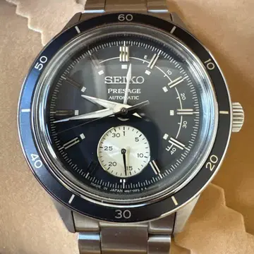 SEIKO PRESAGE SARY211 자동 와인딩 손목시계 블랙