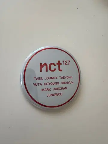 nct 127 핀 배지