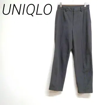 UNIQLO 블랙 슬랙스 폴리에스테르 소재 S 오피스 비즈니스