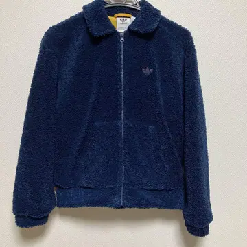 adidas 네이비 플리스 자켓 XS