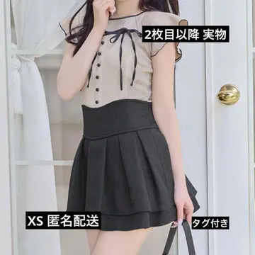 michellMacaron 미셸 마카롱 슬림 레그 엘레강트 트위드 스커트