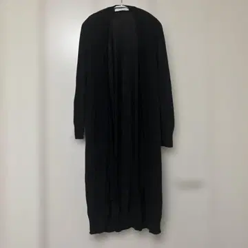 ESTNATION 블랙 롱 가디건