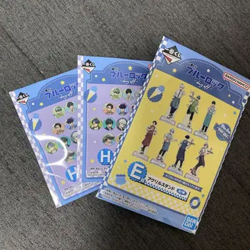 블루 록 아크릴 스탠드 & 캔뱃지 3개 세트