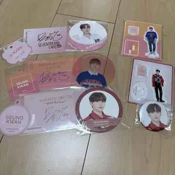 SEVENTEEN CAFE 굿즈 세트 세부치 승관 아크릴 스탠드