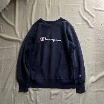 90s 챔피온 리버스 위브 L 네이비 USA 페이드