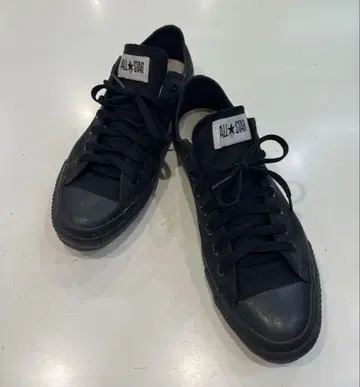 ALL STAR 블랙 로우컷 스니커즈
