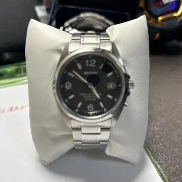 SEIKO 쿼츠 손목시계 블랙 REGNO