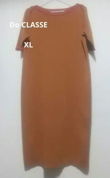 DoCLASSE 반팔 무릎 기장 원피스 XL