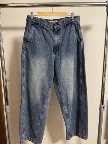 FREAK'S STORE 블루 와이드 팬츠 L