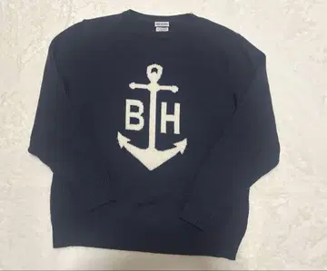 BOAT HOUSE 보트하우스 니트 스웨터 앵커 네이비
