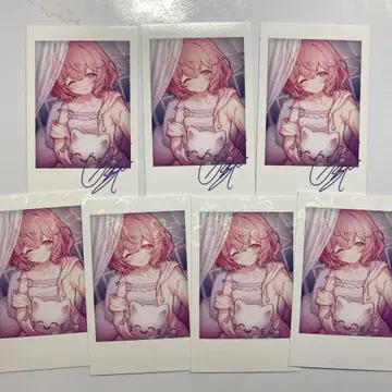 nqrse 나루세 나루세쨩의 폴라로이드 디지털 사인 홀로 파자마