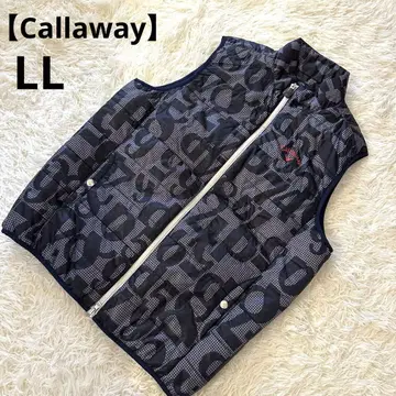 새상품급 [Callaway] 캘러웨이 충전솜 다운 베스트 더블 지퍼 LL
