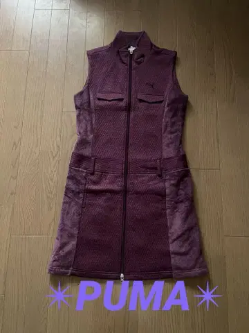 새상품 PUMA 퍼플 슬리브리스 원피스