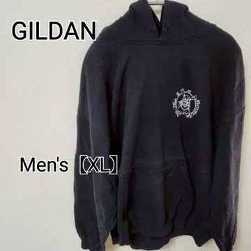 z202 [ GILDAN ] 후드티 ( 남성용 XL ) 블랙