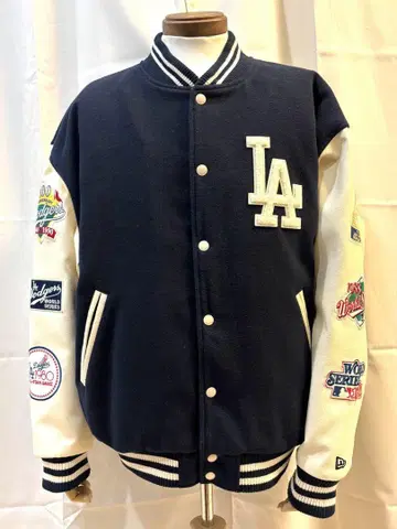 [ 새상품급 ] NEW ERA 바시티 자켓 MLB 로스앤젤레스 다저스