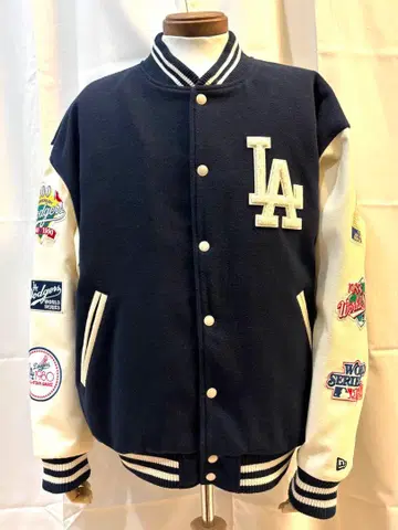 [ 새상품급 ] NEW ERA 바시티 자켓 MLB 로스앤젤레스 다저스