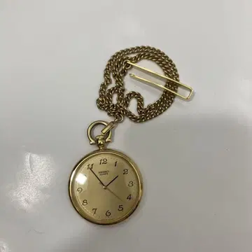 SEIKO 세이코 회중시계 골드