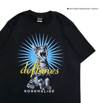 Deftones 데프트톤즈 XL 반팔 T셔츠 메탈 밴드T 고양이