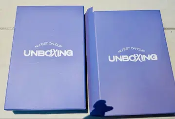 NU'EST UNBOXING 보라색 트레이딩 카드