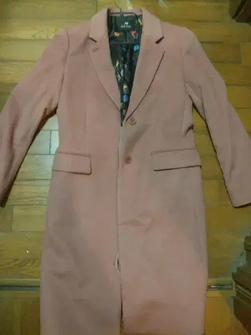 Paul Smith 핑크 롱 코트