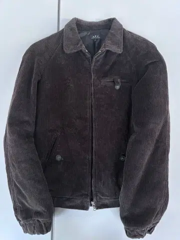 A.P.C 가을/겨울 제품 코듀로이 블루종 다크 브라운 S사이즈