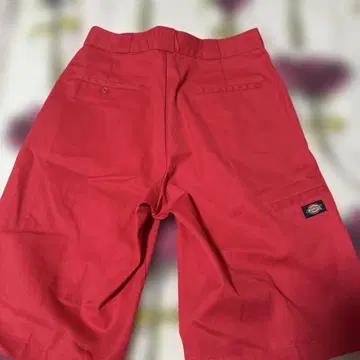 Dickies 빨간색 숏팬츠