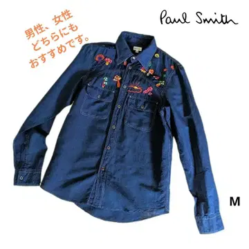 폴스미스의 자수 셔츠 남성용 M