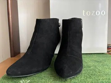 tozoo 스웨이드 숏부츠 블랙