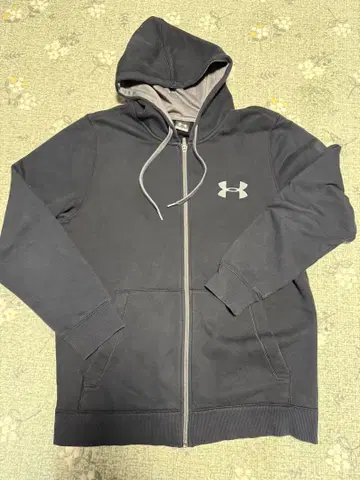 UNDER ARMOUR 풀 집업 후드티 LG 블랙